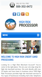 Mobile Screenshot of highriskprocessor.com